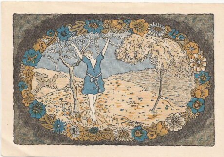 Реверс банкноты 25 fenigów (Niemcy) 1921