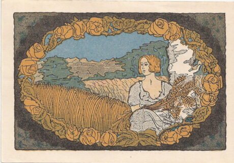 Реверс банкноты 50 fenigów (Niemcy) 1921