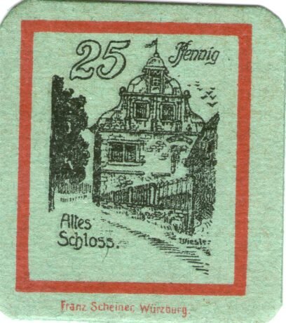 Реверс банкноты 25 пфеннигов (Германия) 1920 года