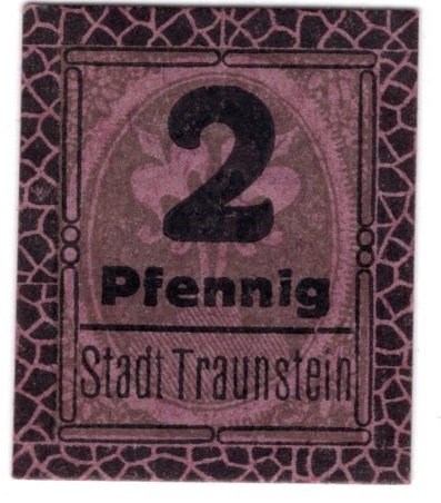 Аверс банкноты 2 fenigi (Niemcy)