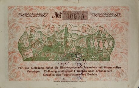 Реверс банкноты 50000000000 marek (Niemcy) 1923