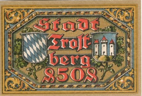 Реверс банкноты 50 fenigów (Niemcy) 1920