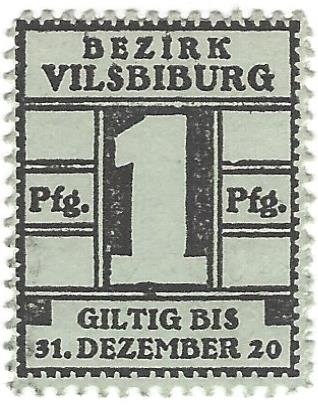 Аверс банкноты 1 fenig (Niemcy) 1920