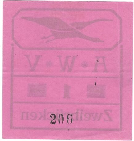 Реверс банкноты 1 fenig Altwandervogel Club (Niemcy) 1920