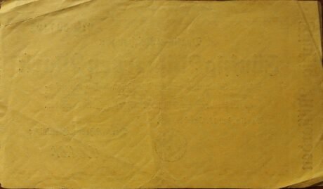 Реверс банкноты 500000000000 sygnatur Deutsche Reichsbahn (Niemcy) z 1923 r.