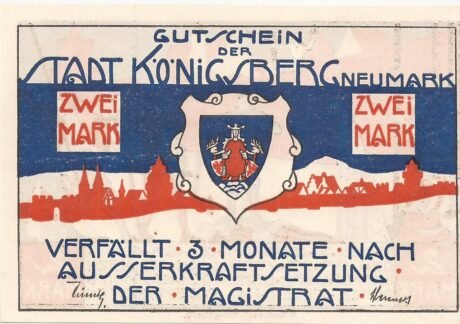 Аверс банкноты 2 marki (Niemcy) 1922