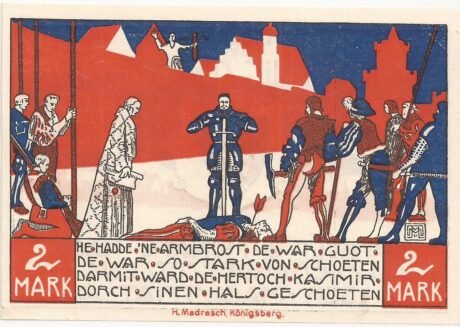 Реверс банкноты 2 marki (Niemcy) 1922