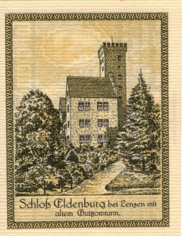 Реверс банкноты 75 пфеннигов (Германия)