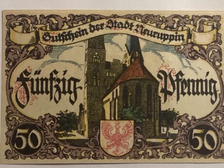 Аверс банкноты 50 fenigów (Niemcy) 1921