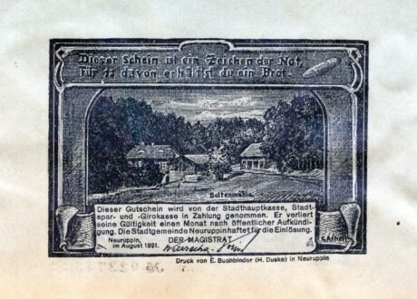 Аверс банкноты 50 fenigów (Niemcy) 1921