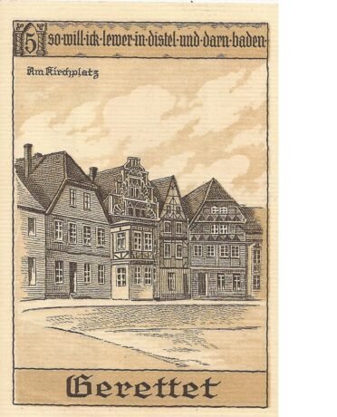 Реверс банкноты 50 fenigów (Niemcy) 1921