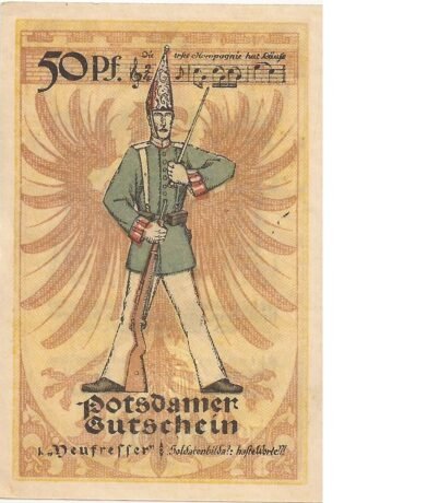 Реверс банкноты 50 пфеннигов (Германия) 1921 года