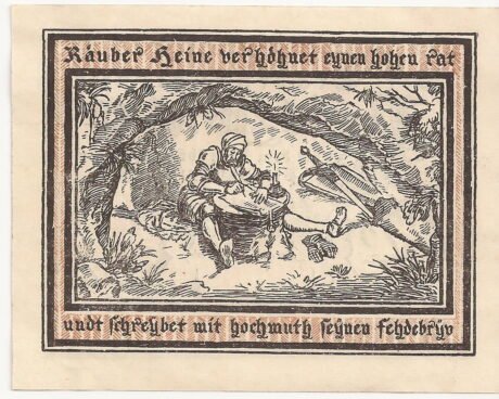 Реверс банкноты 50 fenigów (Niemcy) 1922