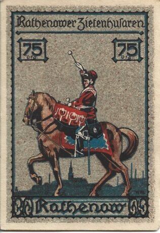 Реверс банкноты 75 fenigów (Niemcy)