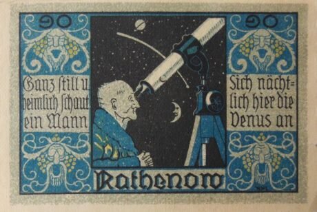 Реверс банкноты 90 fenigów (Niemcy) 1921