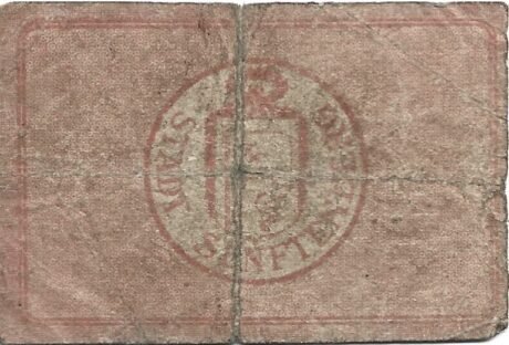 Реверс банкноты 50 fenigów (Niemcy) 1917