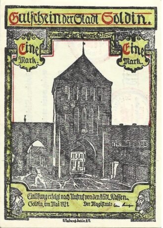 Аверс банкноты 1 marka (Niemcy) 1921