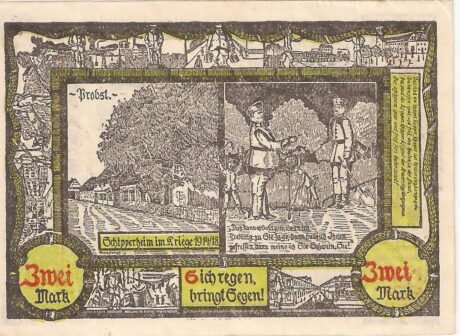 Реверс банкноты 2 marki (Niemcy) 1921