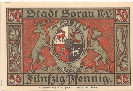 Аверс банкноты 50 fenigów (Niemcy) 1921