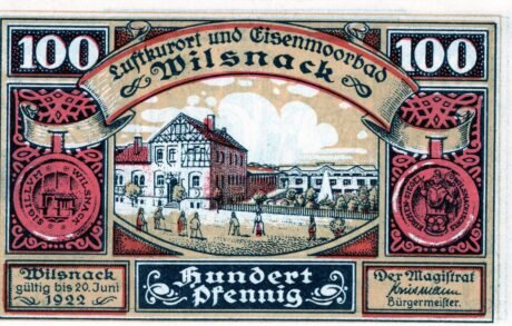 Аверс банкноты 100 fenigów (Niemcy) 1922