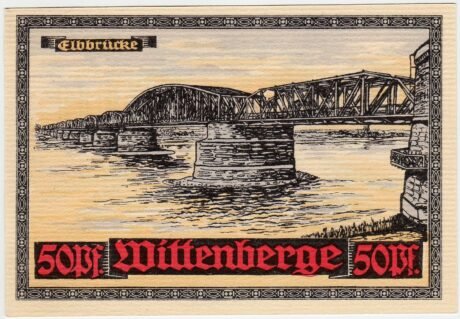 Реверс банкноты 50 пфеннигов (Германия) 1921 года