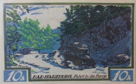 Реверс банкноты 10 пфеннигов Braunschweigische Staatsbank (Германия) 1921 года