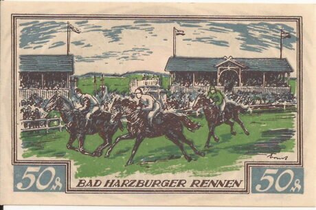 Реверс банкноты 50 пфеннигов Braunschweigische Staatsbank (Германия) 1921 года