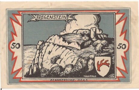 Реверс банкноты 50 пфеннигов Braunschweigische Staatsbank (Германия) 1921 года