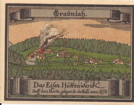 Реверс банкноты 50 fenigów (Niemcy) 1921