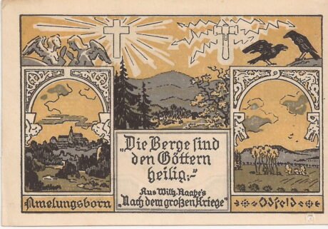 Реверс банкноты 25 пфеннигов (Германия) 1921 года