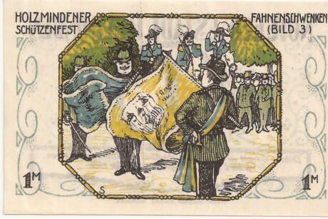 Реверс банкноты 1 marka (Niemcy)