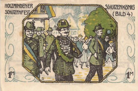 Реверс банкноты 1 marka (Niemcy)