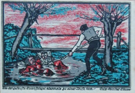 Реверс банкноты 50 fenigów (Niemcy) 1921