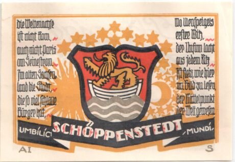 Реверс банкноты 50 пфеннигов Part 1 (Германия)