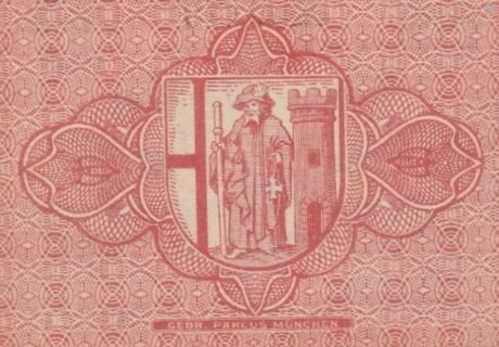 Реверс банкноты 10 fenigów (Niemcy) 1917