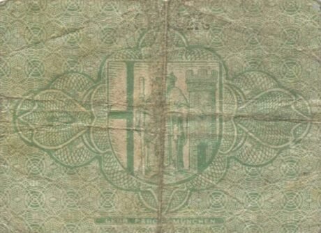 Реверс банкноты 25 пфеннигов (Германия) 1917 года