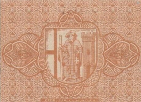 Реверс банкноты 50 fenigów (Niemcy) 1917