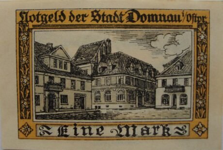 Реверс банкноты 1 marka (Niemcy) 1921