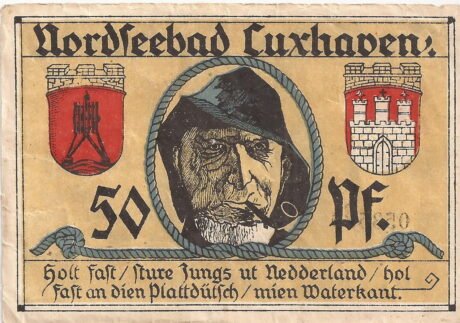 Реверс банкноты 50 пфеннигов (Германия) 1921 года