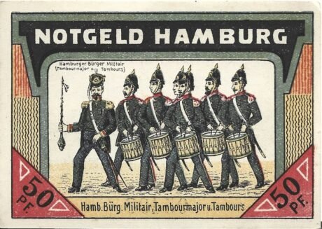 Реверс банкноты 50 fenigów (Niemcy) 1921