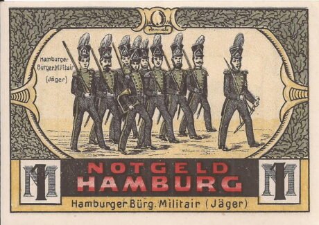 Реверс банкноты 1 marka (Niemcy) 1921