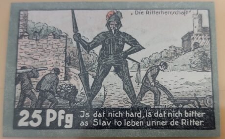 Реверс банкноты 25 fenigów (Niemcy) 1921