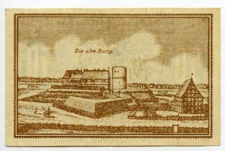 Реверс банкноты 50 fenigów (Niemcy)