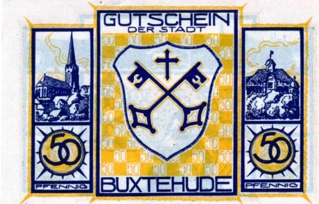 Аверс банкноты 50 fenigów (Niemcy) 1920