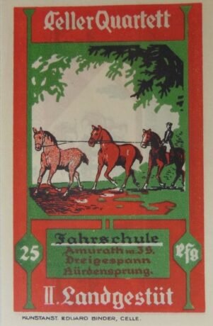 Реверс банкноты 25 fenigów (Niemcy) 1922