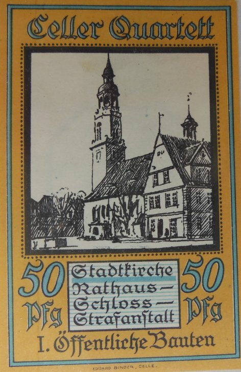 Реверс банкноты 50 пфеннигов (Германия) 1922 года