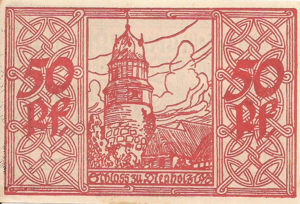 Реверс банкноты 50 пфеннигов (Германия) 1920 года