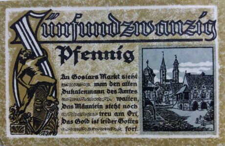 Реверс банкноты 25 fenigów (Niemcy) 1920