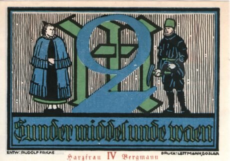 Реверс банкноты 2 marki (Niemcy) 1922