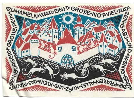 Реверс банкноты 50 fenigów (Niemcy) 1921